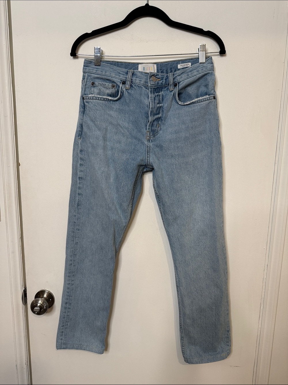Rails Light Wash Blue Denim Classic Slim Jeans